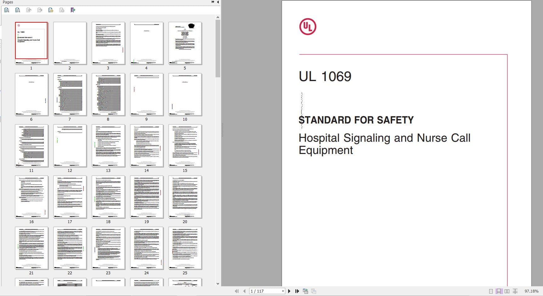 دانلود استاندارد UL 1069 خرید استاندارد Hospital Signaling and Nurse Call Equipment سال 2018 بیمارستان و تجهیزات Free Download Standard گیگاپیپر